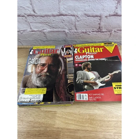 GUITAR PLAYER MAGAZINE, LOT OF 12! Complete! 1988. Clapton, Nugent And More